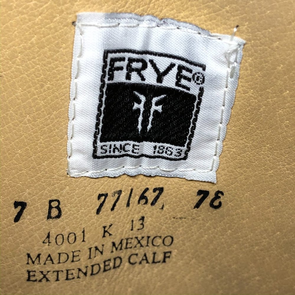 Frye Size 7 Melissa Button Cognac Riding Boots - Picture 7 of 8